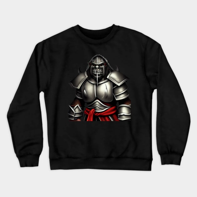 Orc Knight Crewneck Sweatshirt by Shadowbyte91